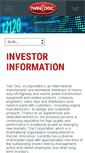 Mobile Screenshot of ir.twindisc.com